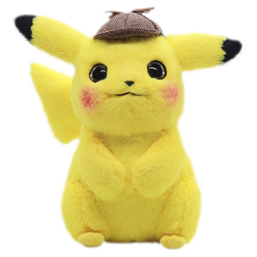 Anime Pk Detective Pikachu Muñeca de Peluche Accesorios - 11"